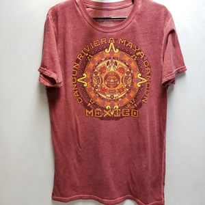 Pier 27 Cancun Riviera Mayo Mexico graphic tee shirt womens large